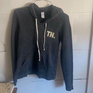 Size small TN Tennessee Fleet Feet dark gray hoodie